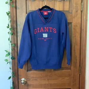 Vintage New York Giants NFL, Size M Blue Sweatshirt
